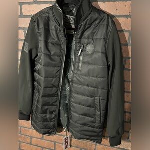 DIXXON Black Quilted Tech Jacket